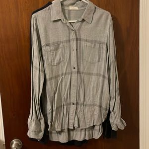 Bundle of 2 Thread & Supply Plaid Button Up Shirts